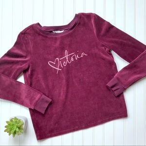 •Victoria’s Secret• cranberry lounge top